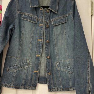 Nordstrom Blue Denim Jacket Classic. Size M. Retro. Preppy. Perfect Casual Work